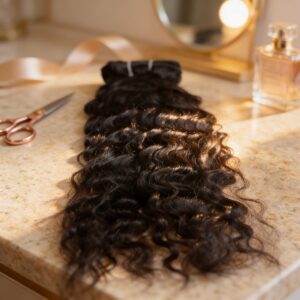 Raw Indian curly clip-in 7 pieces