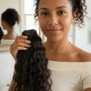 Curly Clip in Hair Extensions (7 pieces)